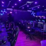 Interior of esports center with gaming PCs, showing venue type relevant to USA esports market analysis.
