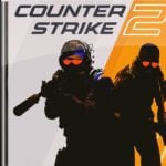 Official Counter-Strike 2 (CS2) artwork featuring the logo and two counter-terrorist soldiers.